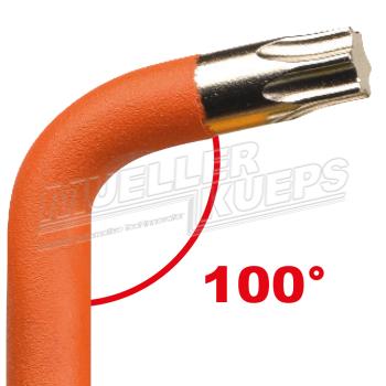 Preview: Müller 558100 Torx Winkel-Stiftschlüssel Satz 100°