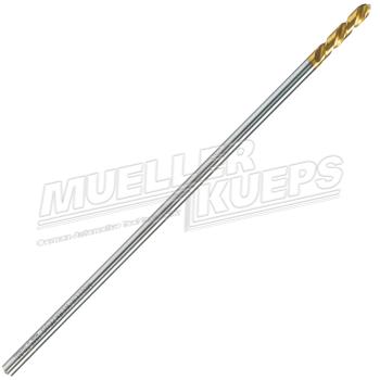 Müller 562185 Spiralbohrer linksschneidend 5,0 mm HSSE-TIN, XL-Ausführung 180 mm
