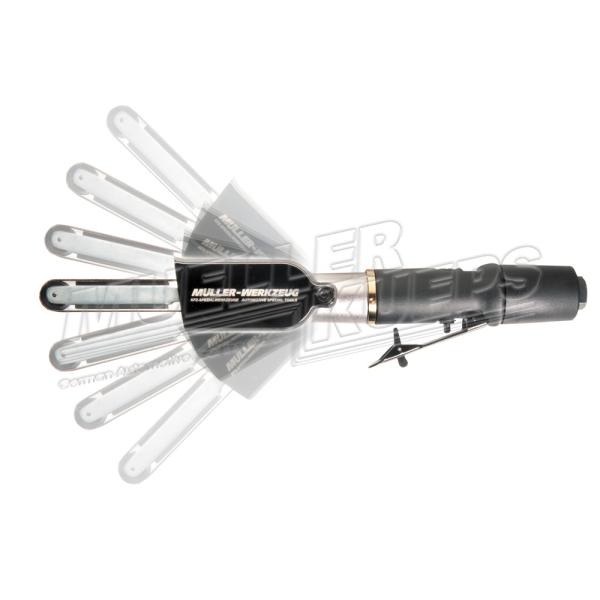 Müller EQ-290165 Druckluft-Bandschleifer komplett mit 15 Stück Schleifbändern