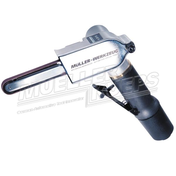 Müller EQ-290165 Druckluft-Bandschleifer komplett mit 15 Stück Schleifbändern