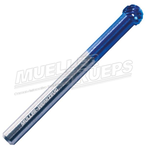 Mueller 297001/KUD3 Carbide Milling and Grinding Burrs Ball Head burrs 4.0 mm Shank 3.0mm