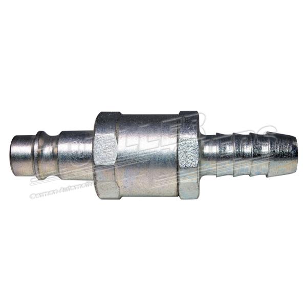 Müller 400010/SR Sicherheit-Stecknippel mit Schlauchanschluss 10 mm