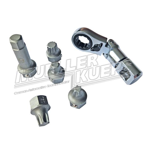 Müller 514523 UNI Drive Gelenk-Ringratsche 13 mm