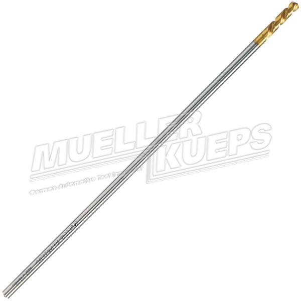 Müller 562184 Spiralbohrer linksschneidend 4,2 mm HSSE-TIN, XL-Ausführung 180 mm