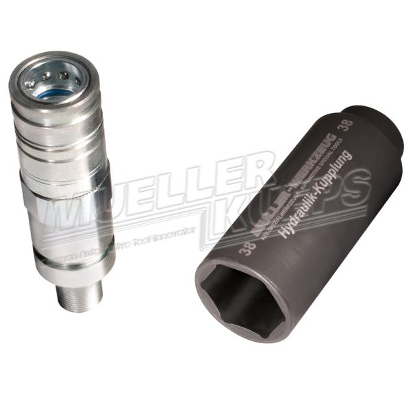 Mueller 806038 Special socket for hydraulic couplings SW38 x 1/2"