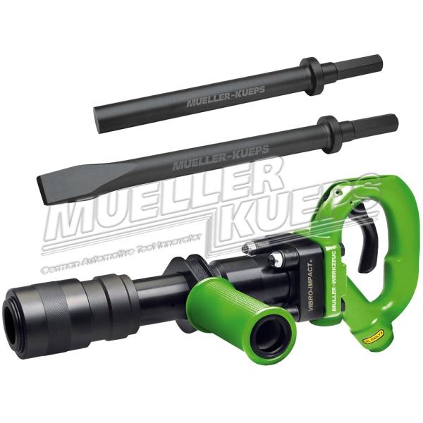 Mueller 290300/KIT Heavy Duty VIBRO-IMPACT® Air Hammer incl. Flat Chisel and Pin Driver 20 mm